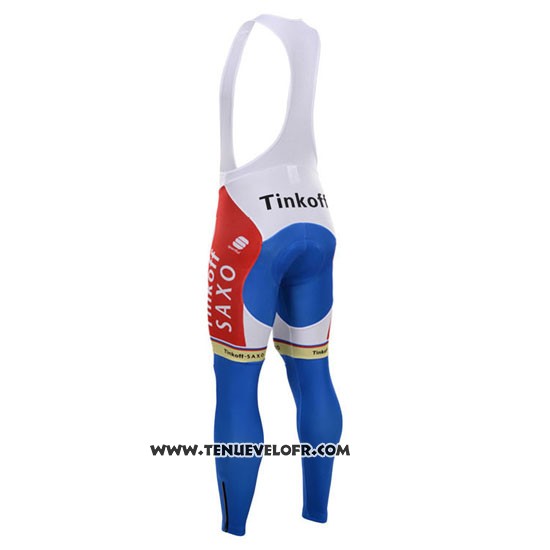 2015 Maillot Ciclismo Tinkoff Saxo Bank Champion Slovaquie Manches Longues et Cuissard